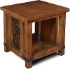 Aged Pine Rustic End Table - Big Timber