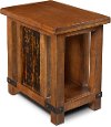 Aged Pine Accent Table - Big Timber