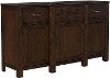 Clearance Rustic Brown Dining Sideboard - Henderson