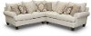 Linen Beige 2 Piece Sectional Sofa with LAF Loveseat - Swift