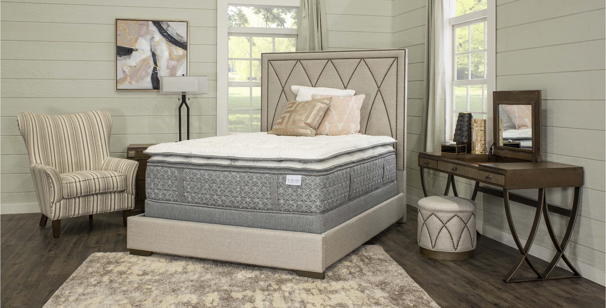 F-BLOOME-PL-TOPPER Aireloom Luxury Plush Full Size Mattress with Luxury Topper - White Label Bloome-7