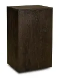 Adeline Dark Brown End Table Chip and Dip Stand