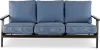 Adeline Denim Blue Patio Sofa