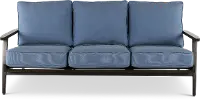 Adeline Modern Denim Blue Patio Sofa