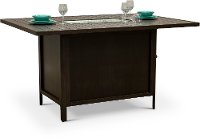 Adeline Patio Bar Height Fire Pit Table