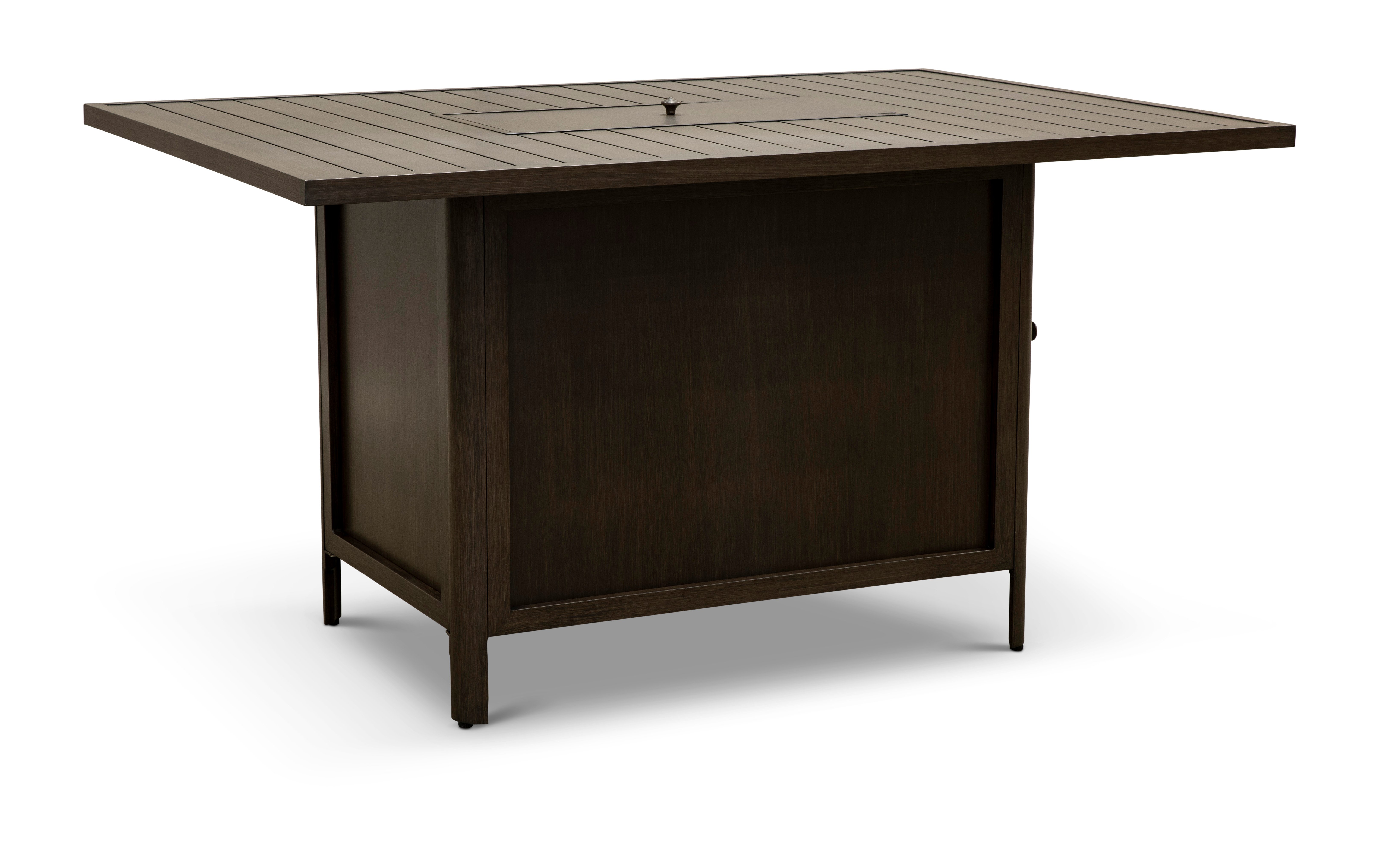 Adeline Patio Bar Height Fire Pit Table-3