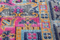 H114-DKBL-4X6-Z034 4 x 6 Small Traditional Blake Dark Blue Rug - Heritage-4