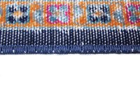 H114-DKBL-4X6-Z034 4 x 6 Small Traditional Blake Dark Blue Rug - Heritage-5