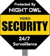 A-NOAYS Night Owl Outdoor Reflective Yard Sign