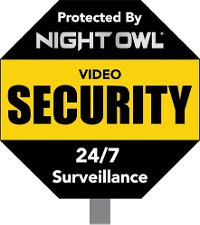 Night Owl Outdoor Reflective Yard Sign