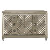 Contemporary Champagne Gold Dresser - Peony