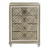 Clearance Peony Champagne Gold Chest of Drawers