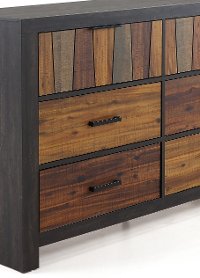 Modern Industrial Brown Dresser - Cooper-3
