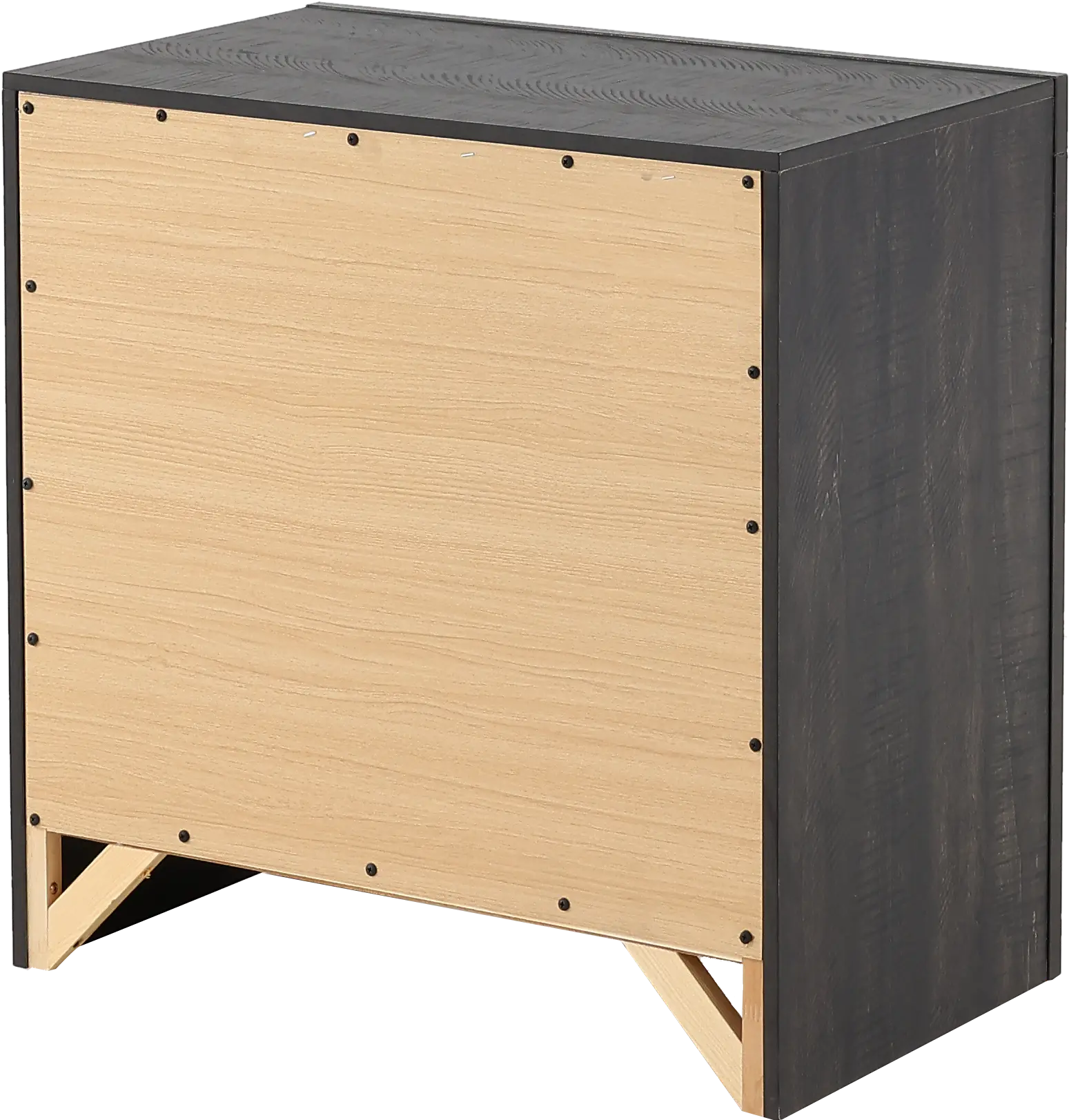 Copper Modern Industrial Brown Nightstand-3