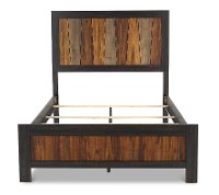 Modern Industrial Brown Full Size Bed - Copper-1
