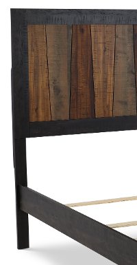 Modern Industrial Brown Full Size Bed - Copper-2