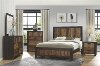 Modern Industrial 4 Piece Queen Bedroom Set - Copper