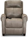 Cobblestone Leather-Match Zero Gravity Power Recliner - Saturn