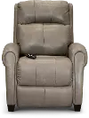 Saturn Beige Leather-Match Zero Gravity Power Recliner