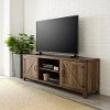 70 Inch Modern Farmhouse TV Stand - Rustic Oak