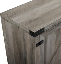 70 Inch Modern Farmhouse TV Stand - Gray Wash-4