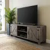 W70BDSDGW Cameron Gray Wash 70 Inch Farmhouse TV Stand - Walker Edison