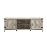W70BDSDWO 70 Inch Modern Farmhouse TV Stand - White Oak-2