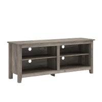 Rustic Wood 58 Inch TV Stand - Grey Wash-3