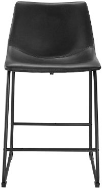 Industrial Black 26 Inch Counter Height Stool (Set of 2)-3