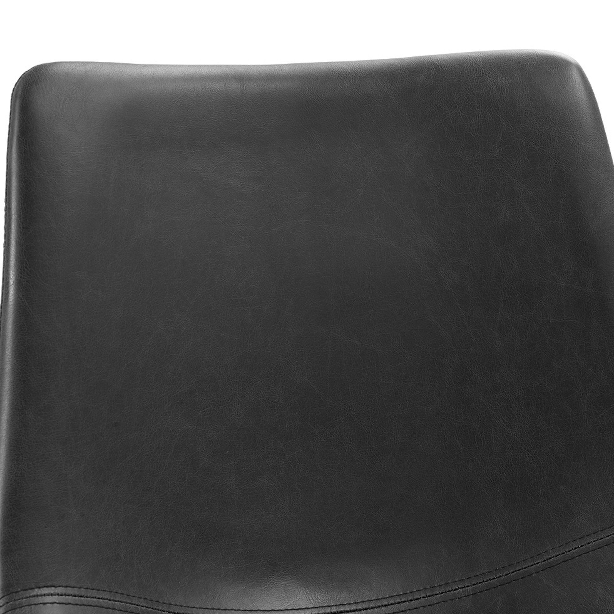 CHL26BL Set of 2 Industrial Black 26 Inch Counter Height Stools-4