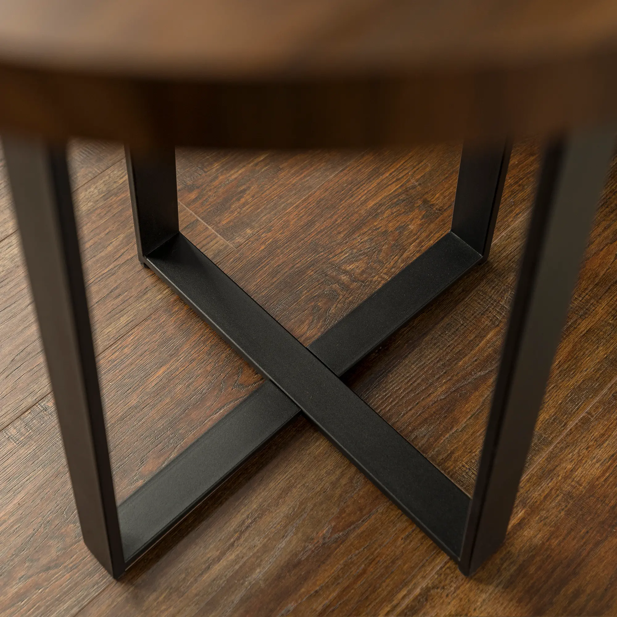 AF18MWSTDW Rustic Side Table - Dark Walnut-2