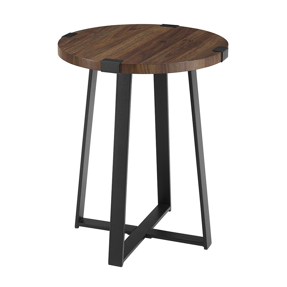 AF18MWSTDW Rustic Side Table - Dark Walnut-3