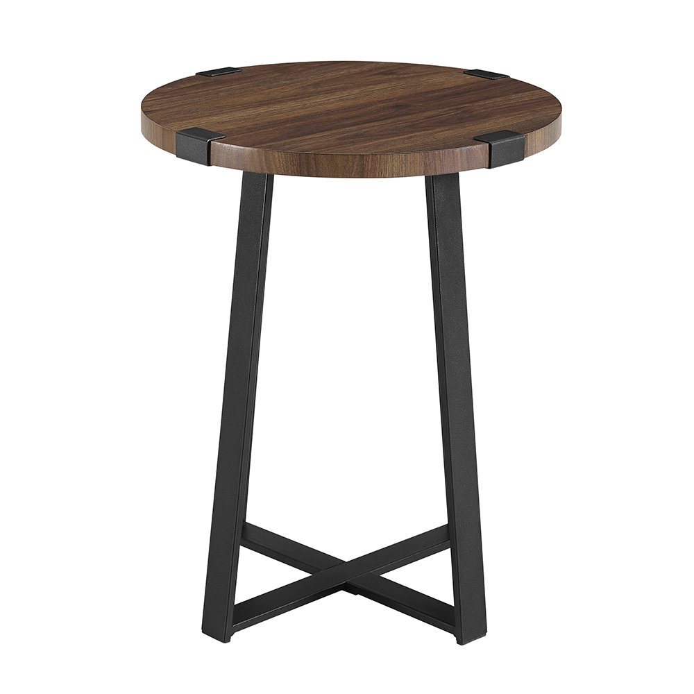 AF18MWSTDW Rustic Side Table - Dark Walnut-4