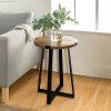 Rustic Side Table - Rustic Oak