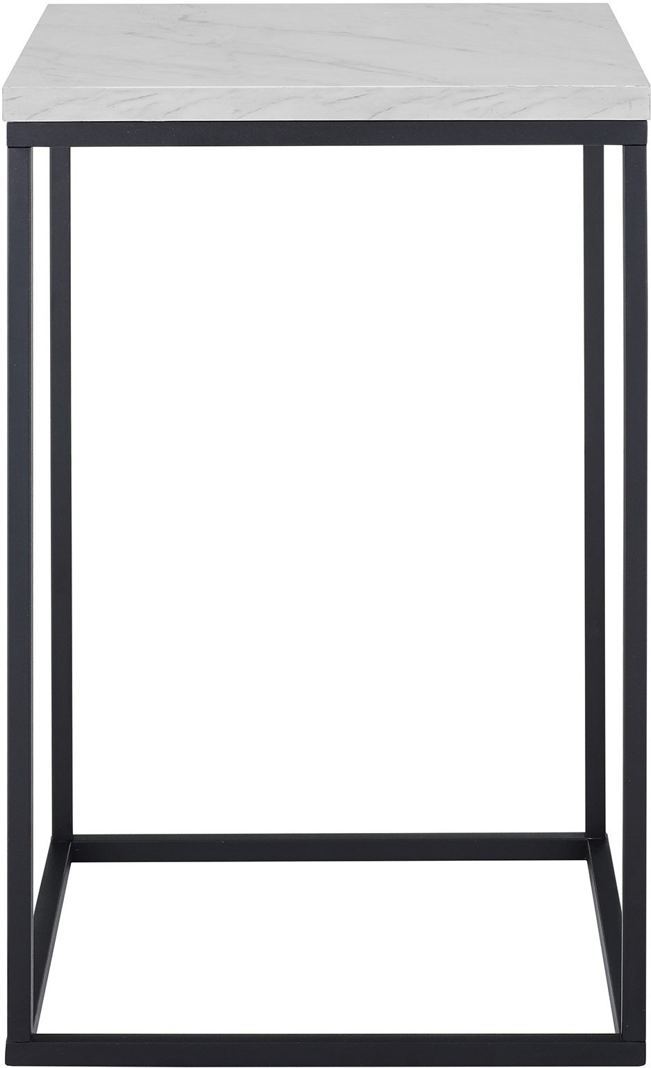 AF16LWSTWM Modern Side Table - White Marble-4