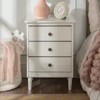 BR3DNSWH Classic White Nightstand