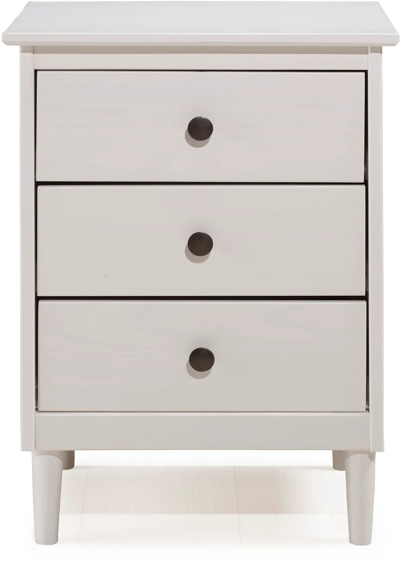 BR3DNSWH Classic White Nightstand-2