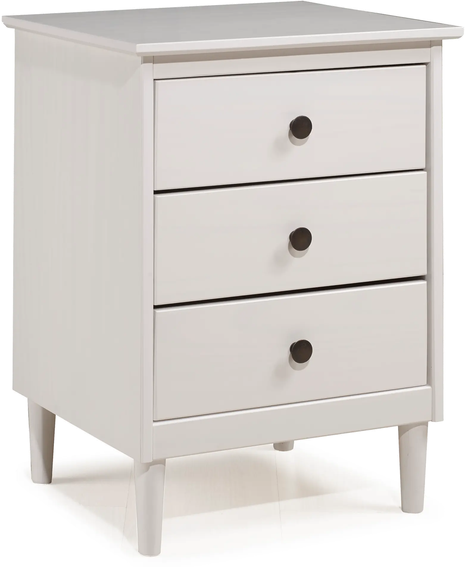BR3DNSWH Classic White Nightstand-3