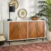 BU58HPBMWHT Mid Century Modern 58 Inch TV Stand - Walker Edison