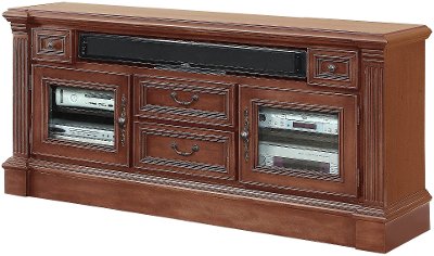 Vintage Umber Brown 65 Inch TV Stand - Franklin