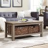 Rustic Wood Coffee Table - Driftwood