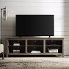 70 Inch Rustic Wood TV Stand - Grey Wash