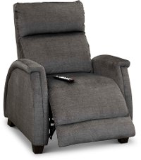 Contemporary Graphite Gray Power Recliner with SoCozi - Venus-2