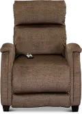 Venus Contemporary Latte Brown Power Recliner with SoCozi