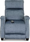 Contemporary Denim Blue Power Recliner with SoCozi - Venus