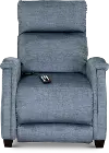 Venus Contemporary Denim Blue Power Recliner with SoCozi
