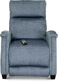 Venus Contemporary Denim Blue Power Recliner with SoCozi
