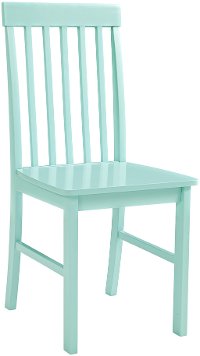 Modern White and Green 5 Piece Dining Set-4