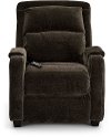 Contemporary Java Brown Zero Gravity Power Recliner - Mercury