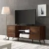 W60NOR2DDW 60 Inch Mid Century Modern TV Stand - Walker Edison